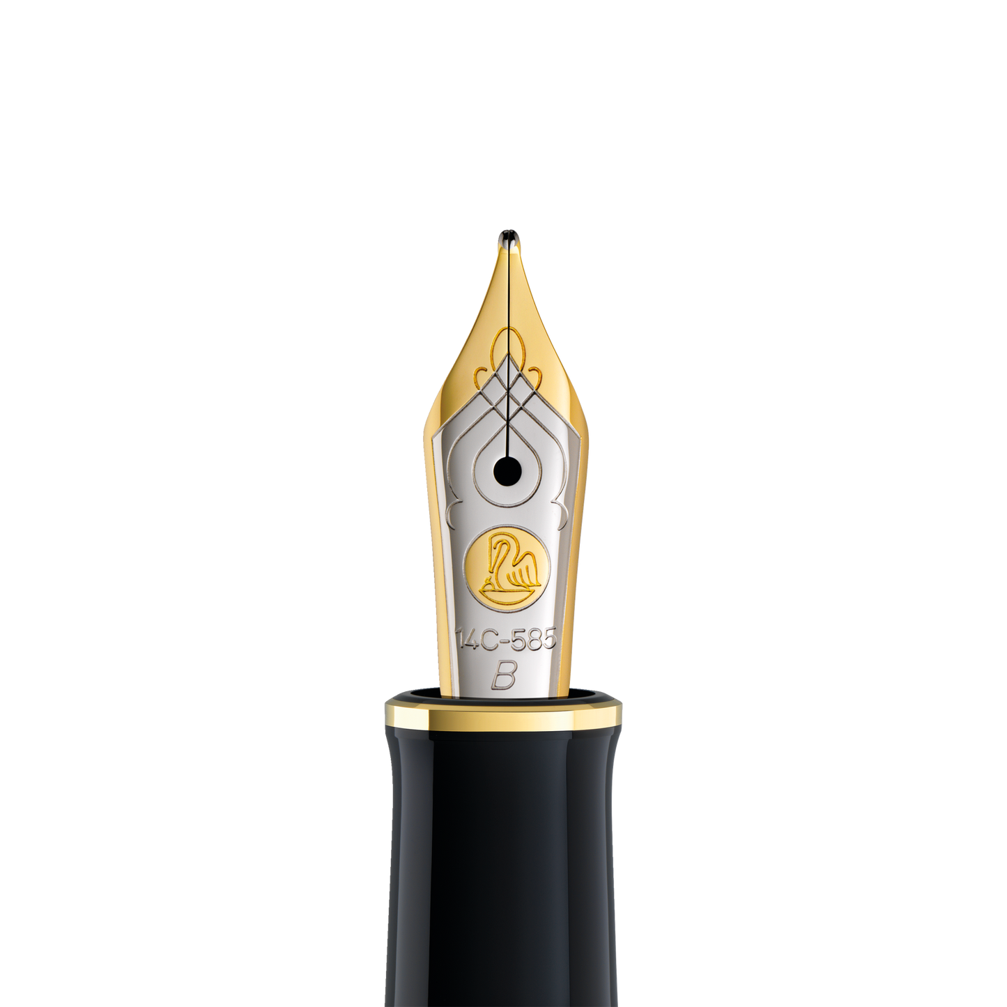 Pelikan M400 Souverän Fountain Pen - Black / Blue