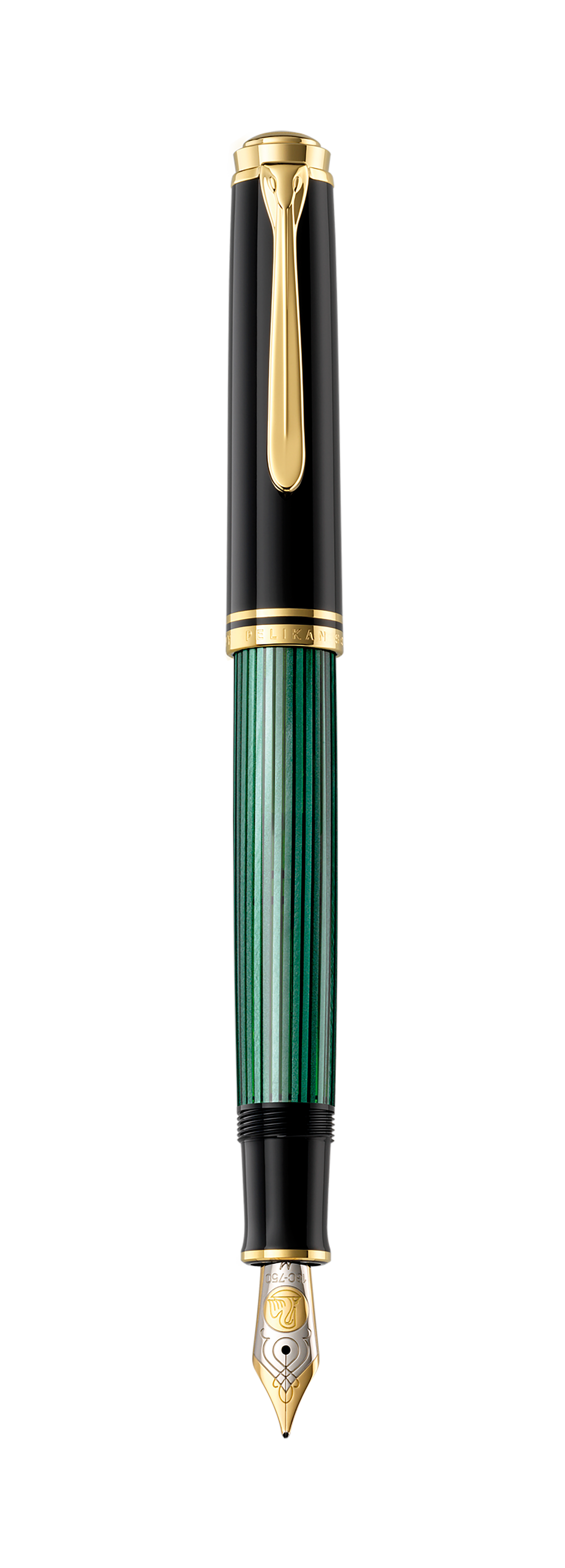 Pelikan M800 Souverän Fountain Pen - Black / Green