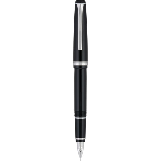 Pilot Falcon Fountain Pen - Black/Rhodium