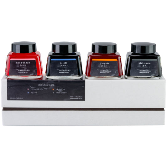 Pilot Iroshizuku 4-Bottle Ink Set - Yu-gure (includes discontinued Kiri-same ink!)