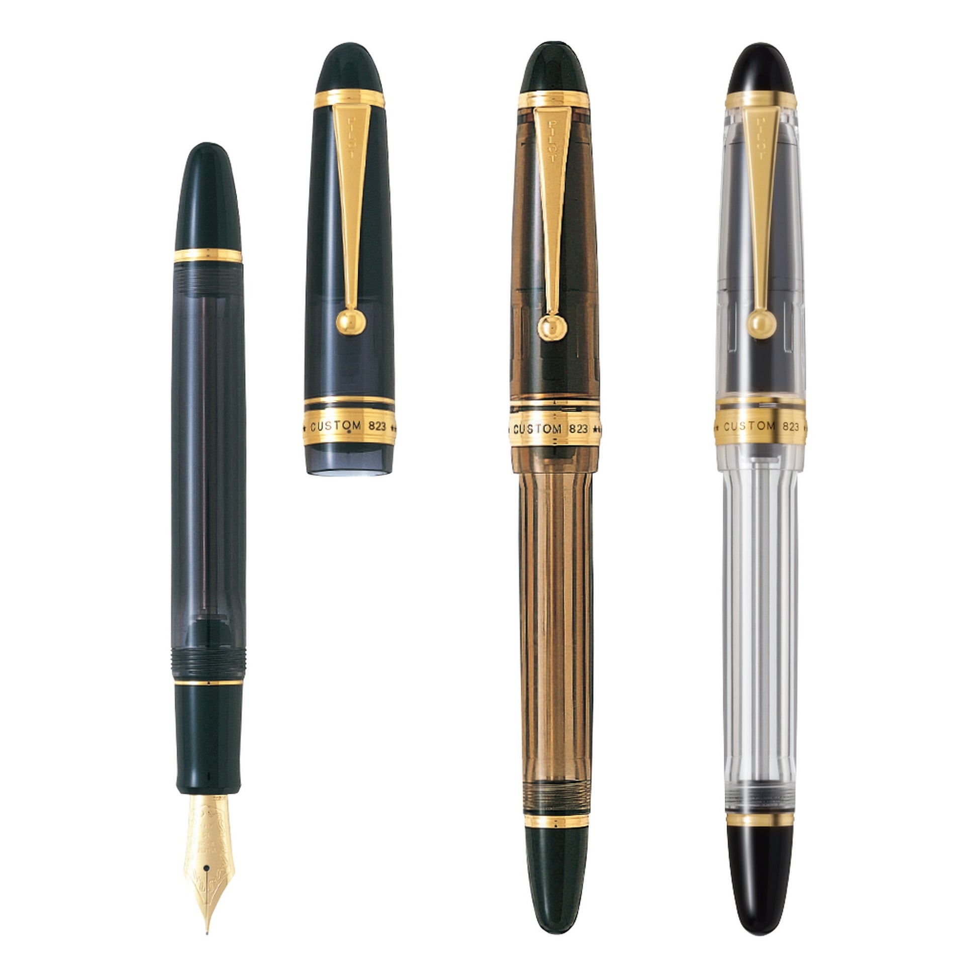 Pilot Custom 823 Fountain Pen - Black Smoke