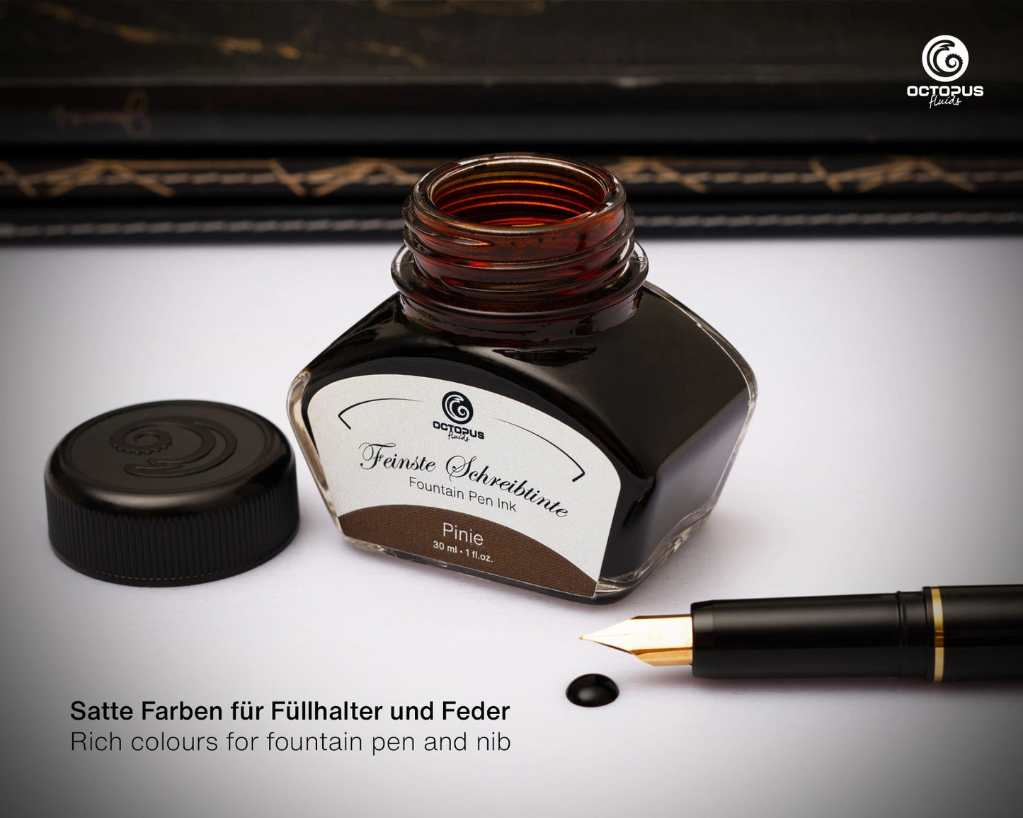 Octopus - Pine Brown Ink