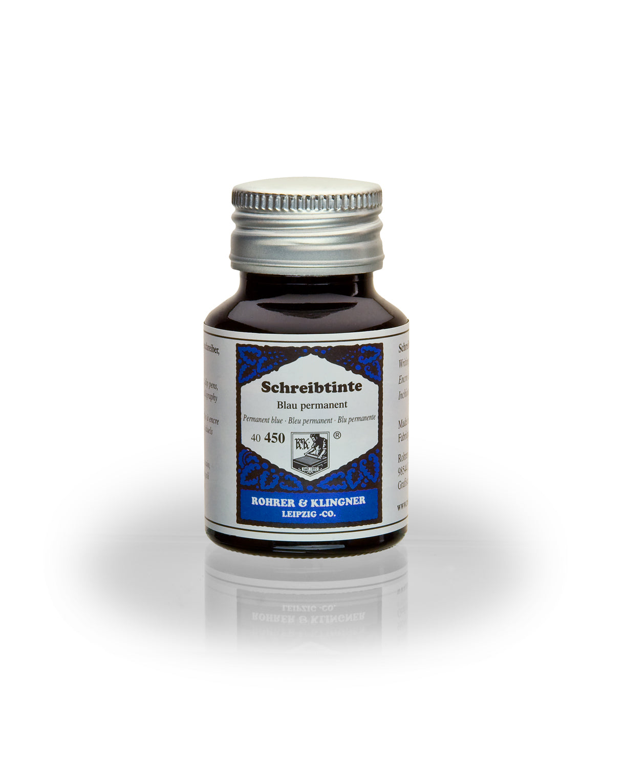 Rohrer & Klingner Blau Permanent (Blue) Ink