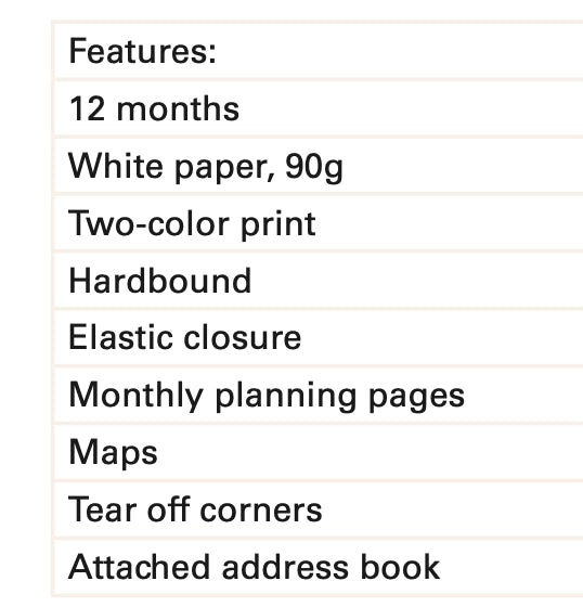 Rhodia Webplanner (2026) - (6.25 x 9.375 inches)