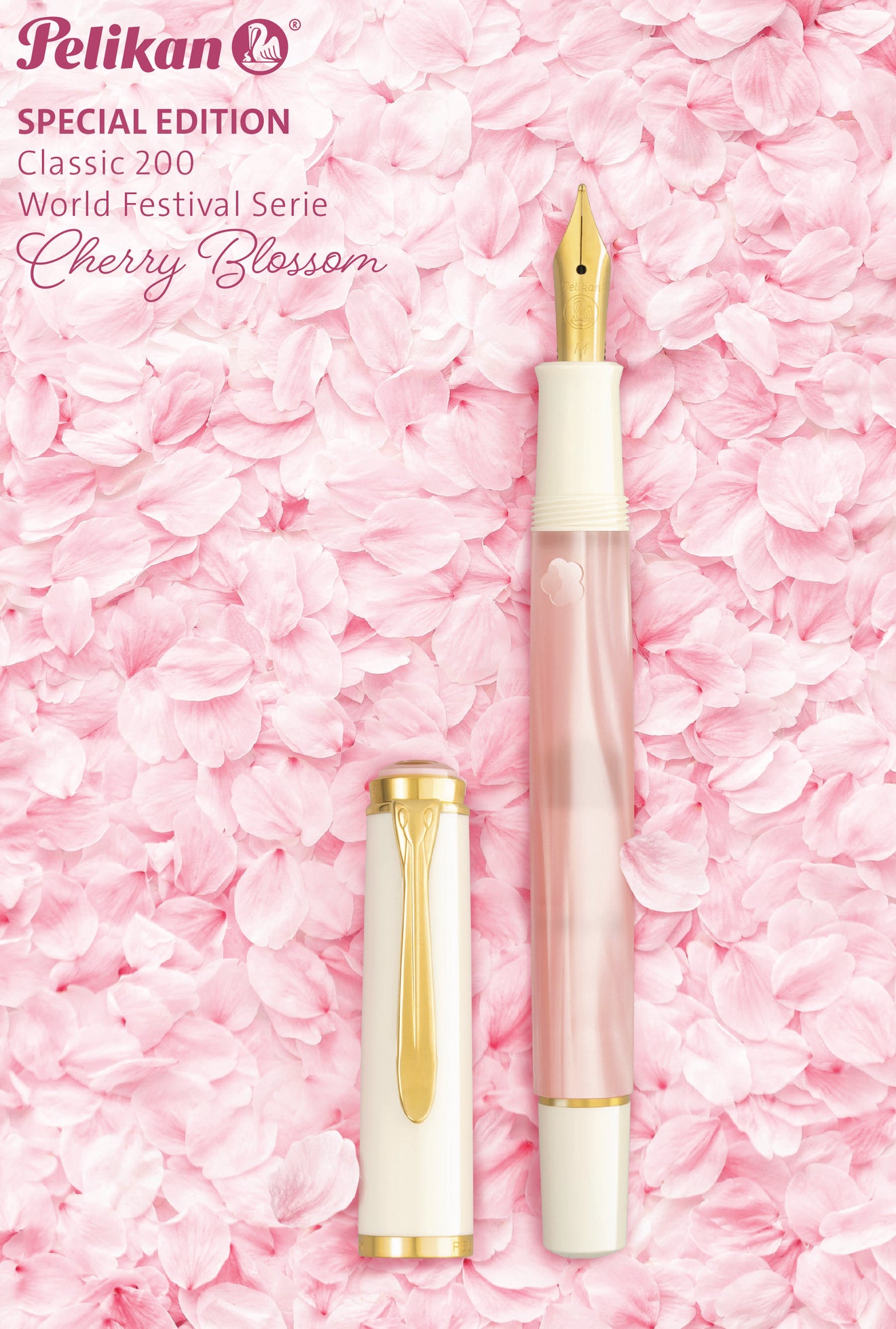 Pelikan M200 Fountain Pen - Cherry Blossom (Special Edition, in Gift Box)
