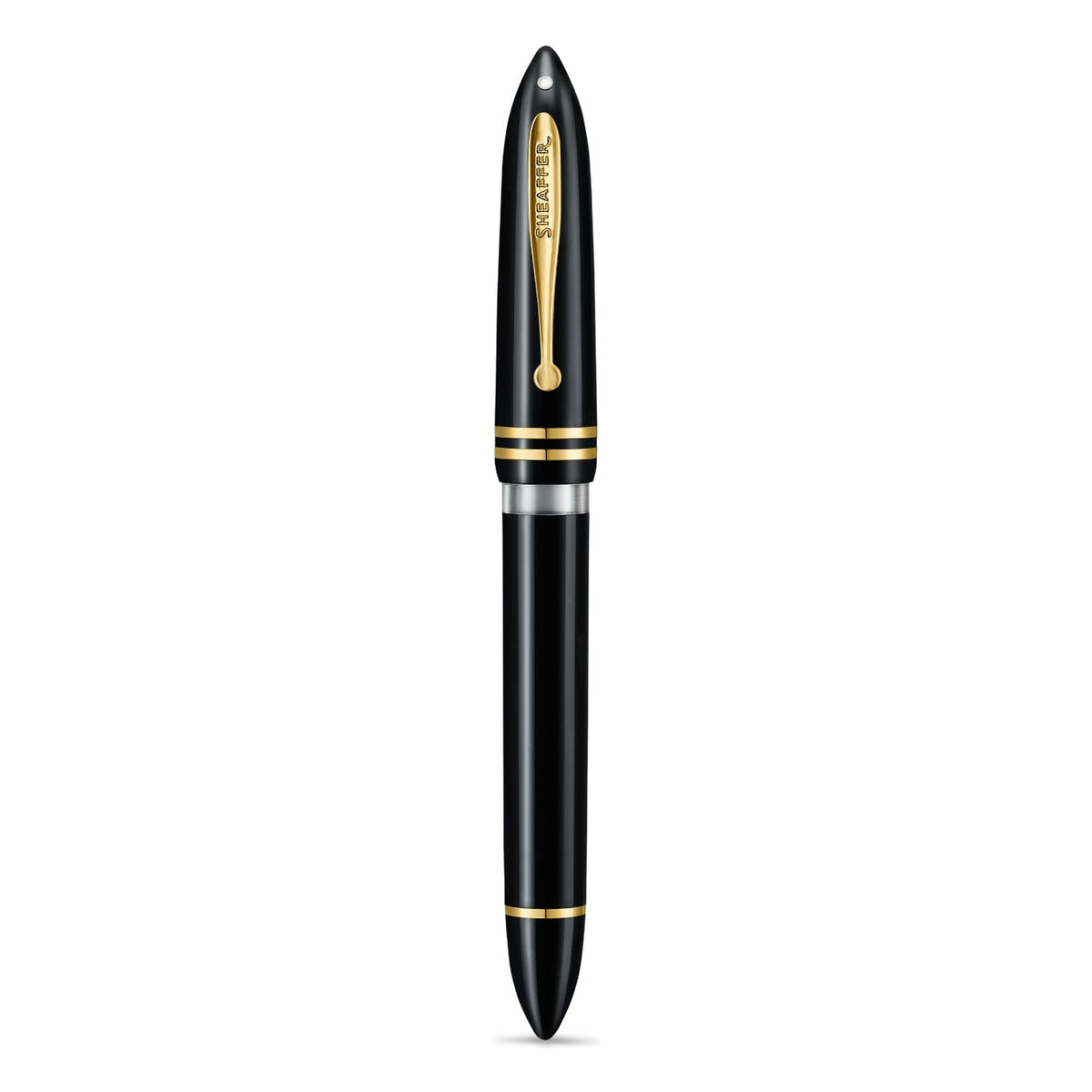 Sheaffer Balance III E893 Glossy Black and Gold Fountain Pen