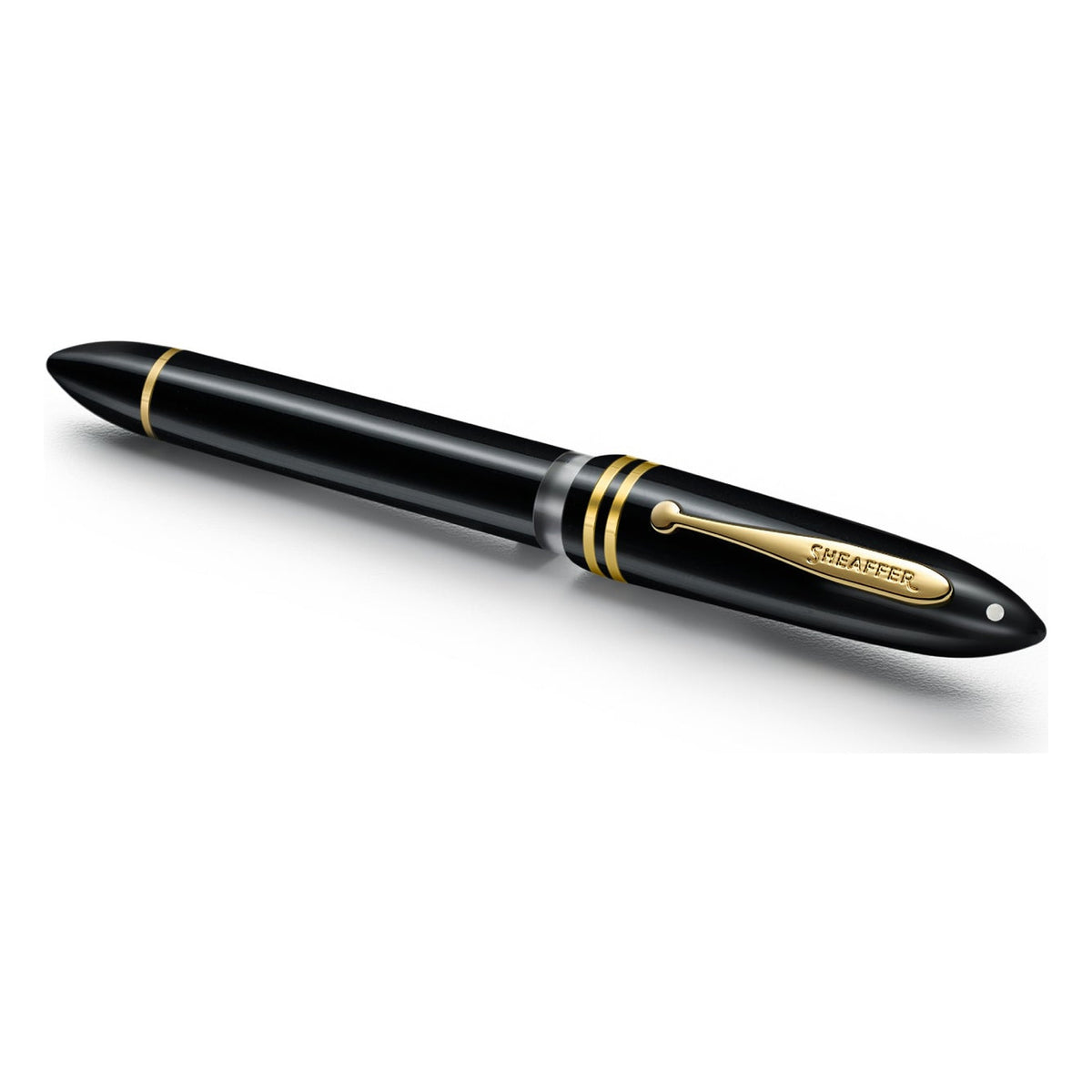 Sheaffer Balance III E893 Glossy Black and Gold Fountain Pen