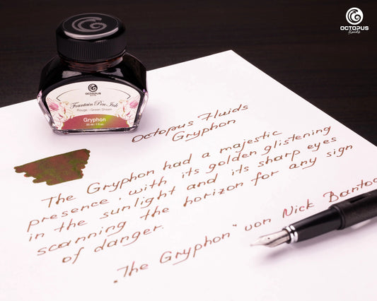 Octopus Sheen: Gryphon (Rouge with Green Sheen - 30mL)