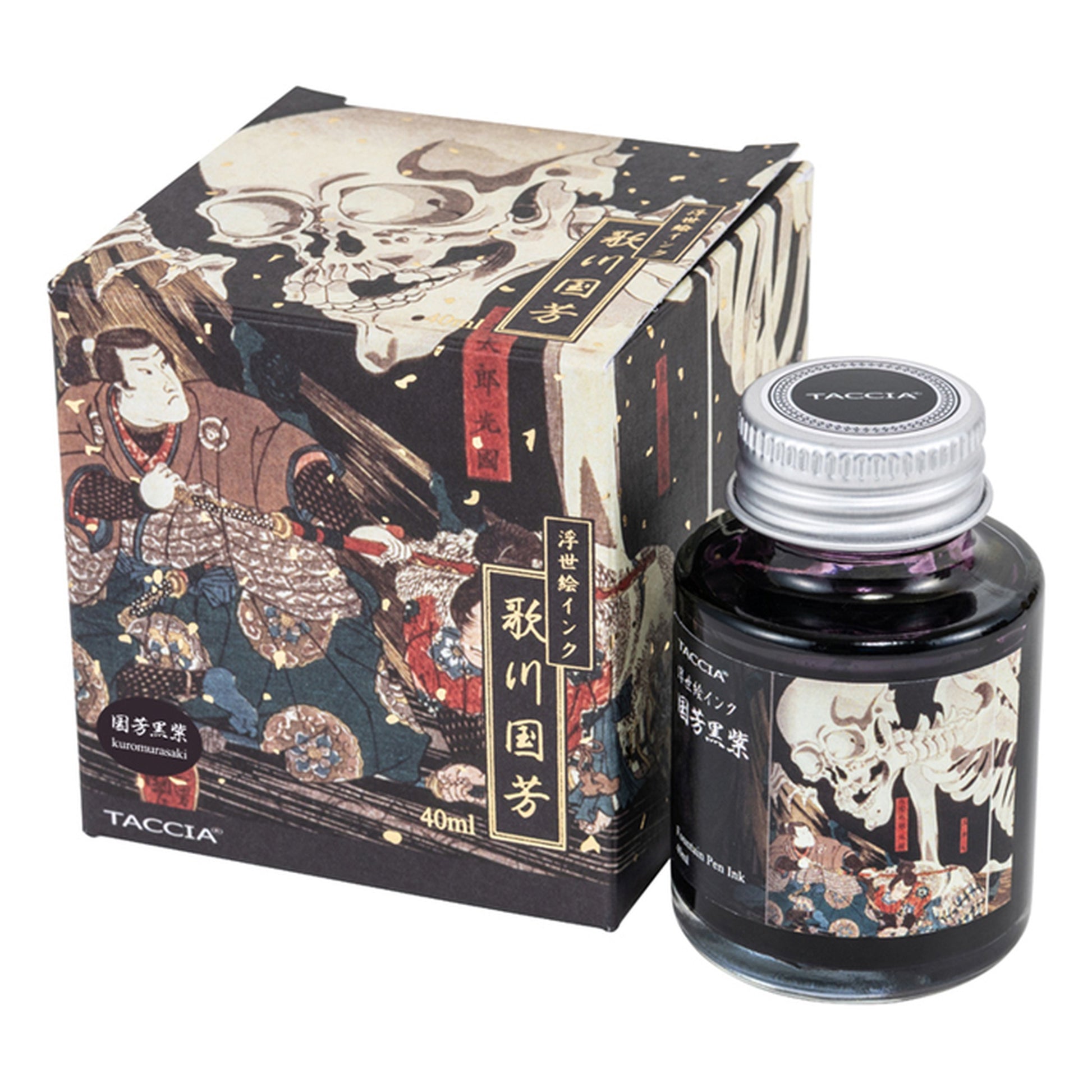 Taccia Ukiyo-e Kuniyoshi-Kuromurasaki (Black Purple) Ink