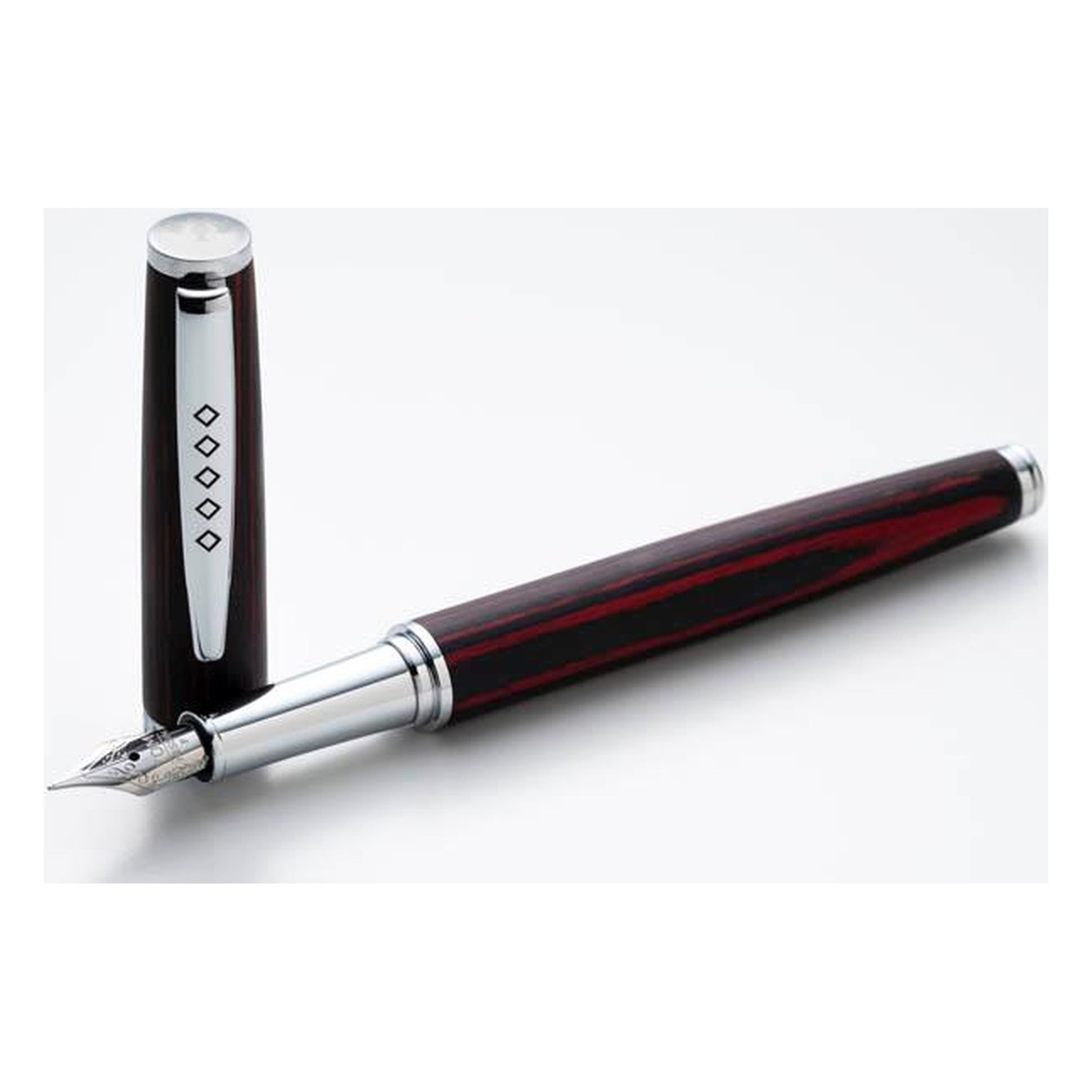 Tom Hessin Edinburgh Forth Bridge Red Fountain Pen
