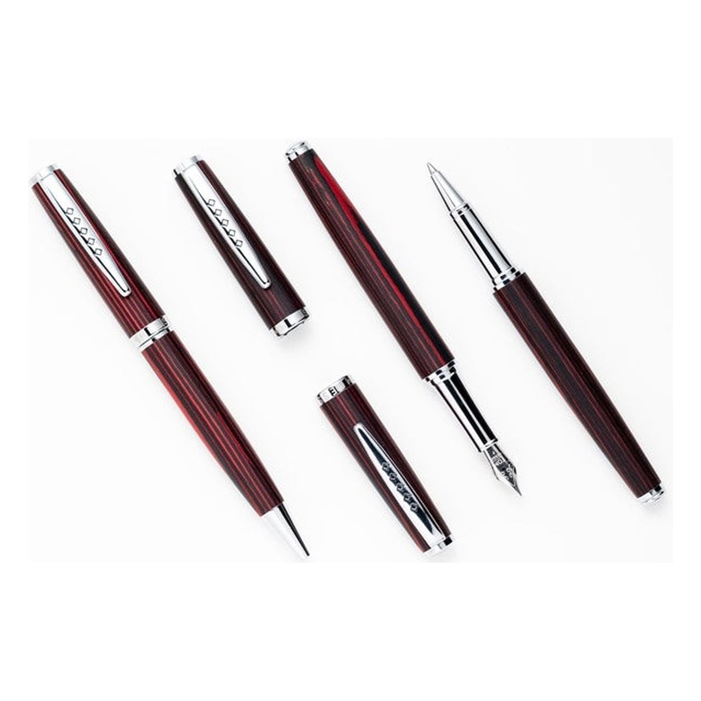 Tom Hessin Edinburgh Forth Bridge Red Fountain Pen