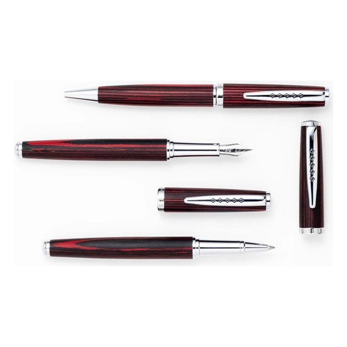 Tom Hessin Edinburgh Forth Bridge Red Fountain Pen
