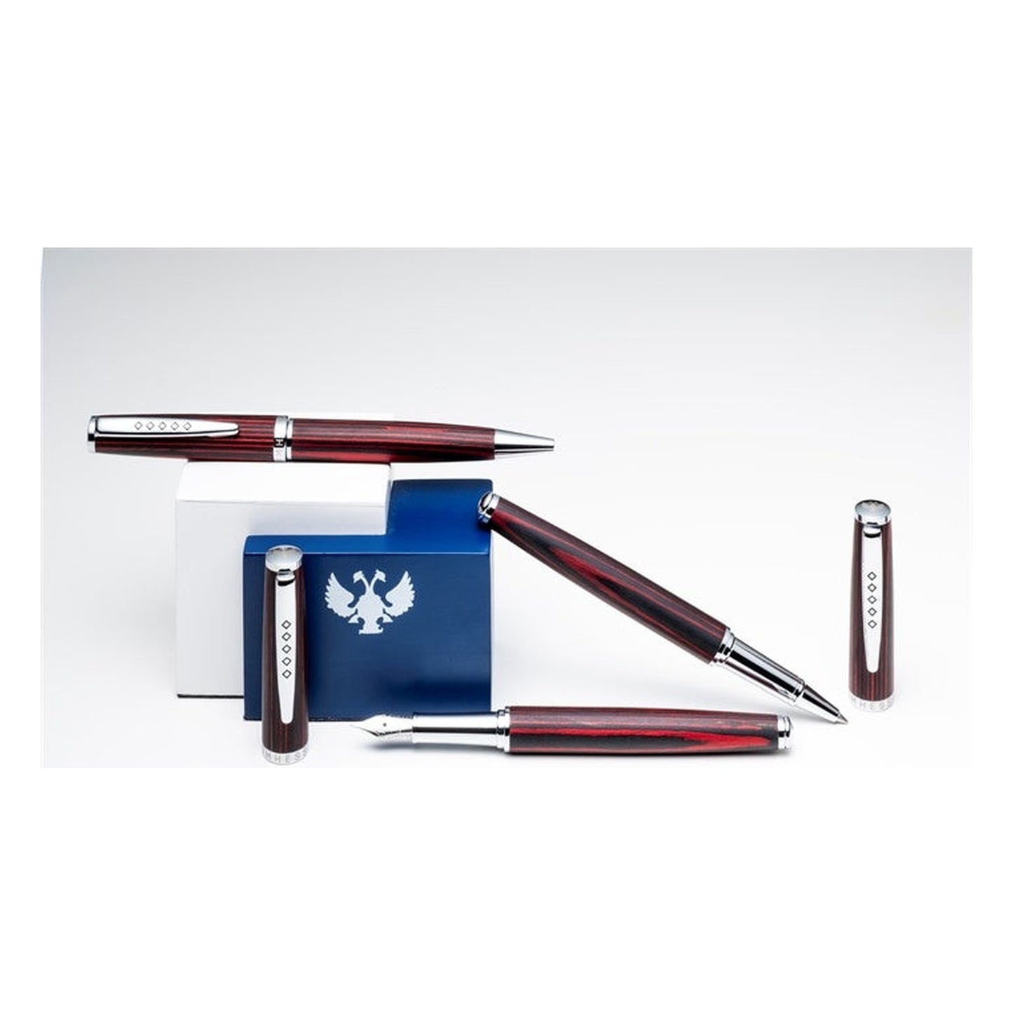 Tom Hessin Edinburgh Forth Bridge Red Fountain Pen