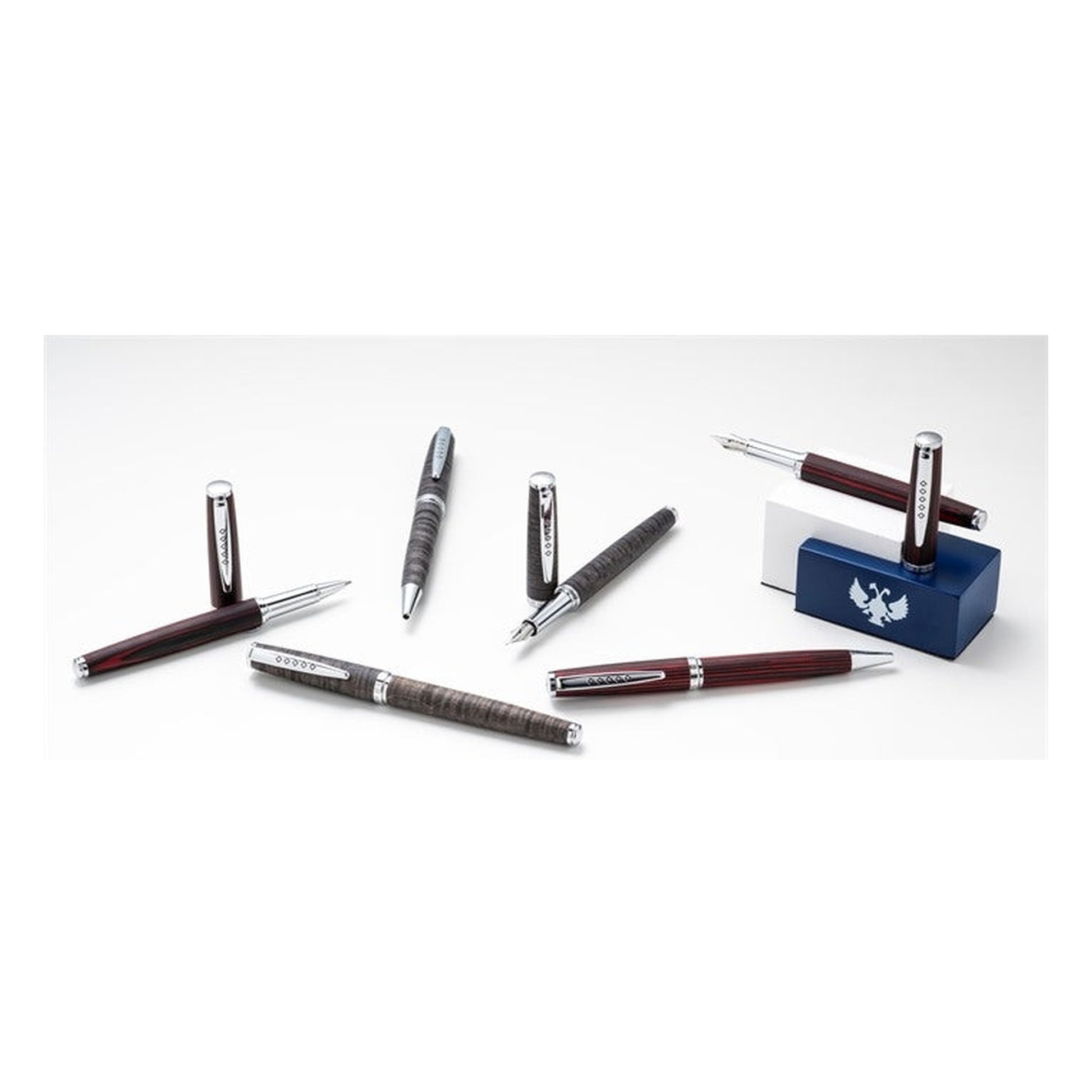 Tom Hessin Edinburgh Forth Bridge Red Fountain Pen