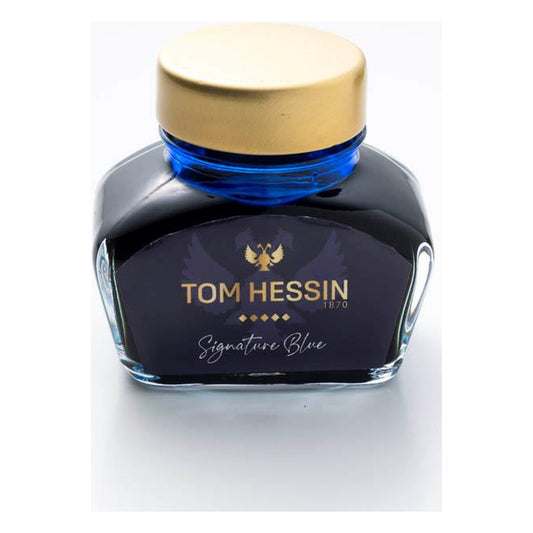 Tom Hessin Signature Blue Ink