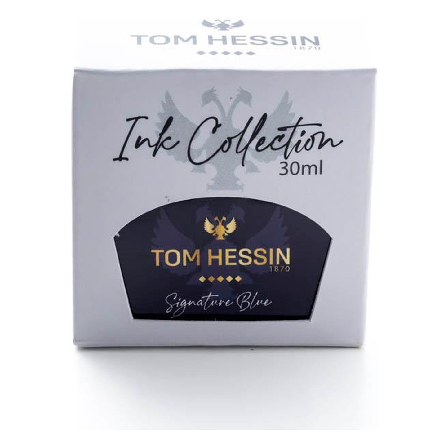 Tom Hessin Signature Blue Ink