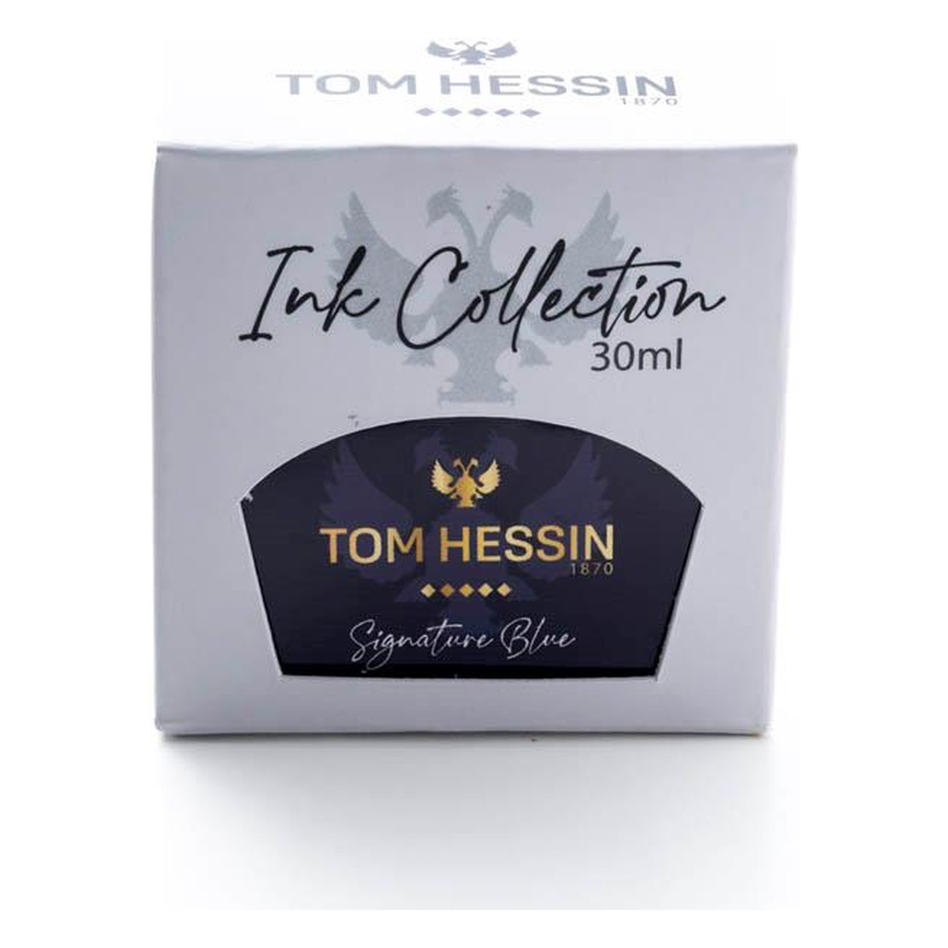 Tom Hessin Signature Blue Ink