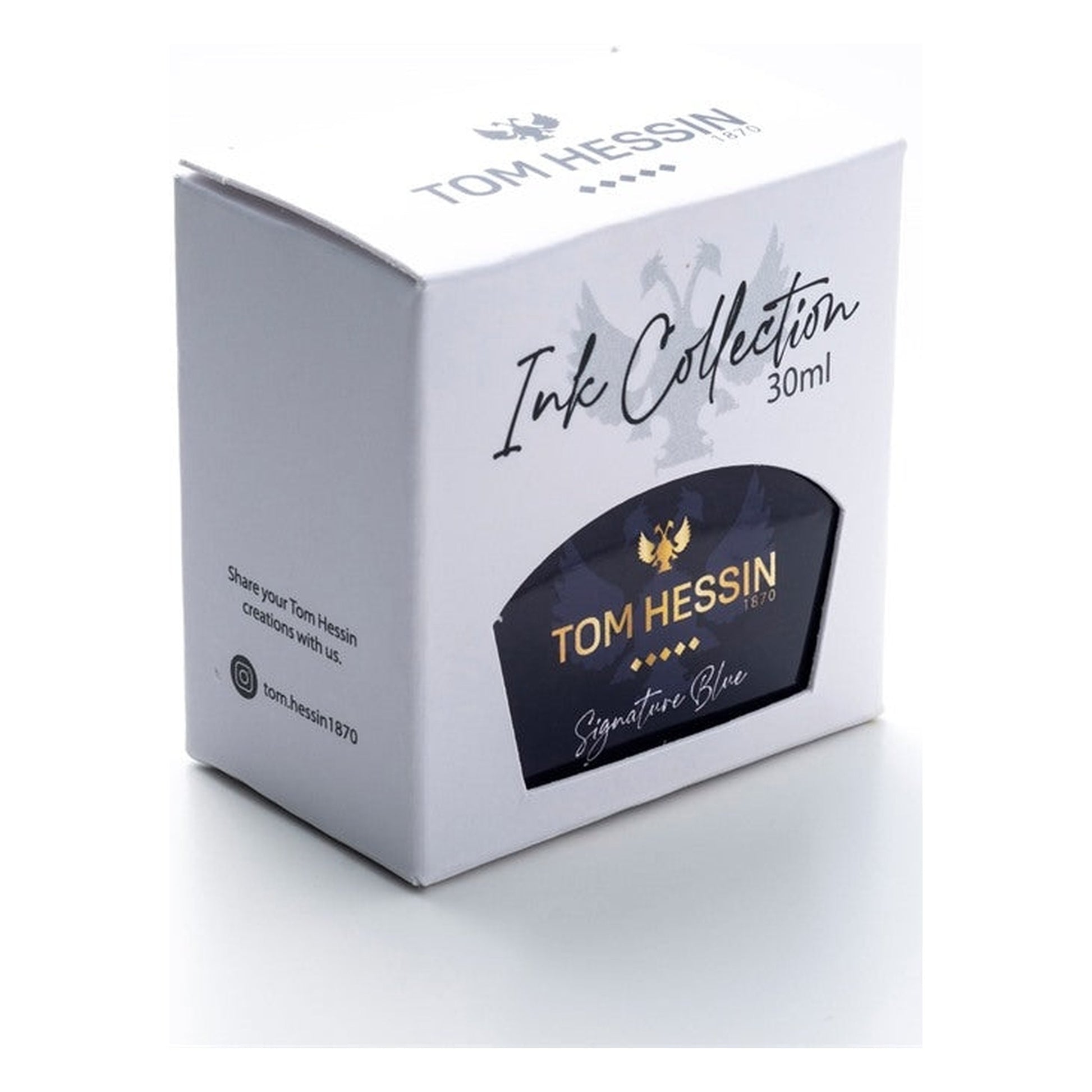 Tom Hessin Signature Blue Ink