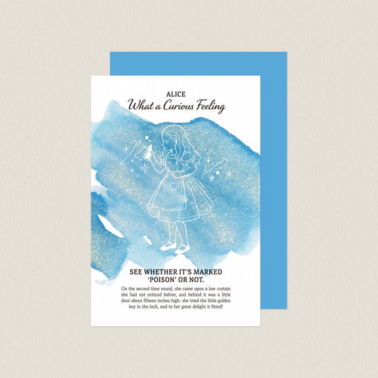 Wearingeul Alice’s Adventures in Wonderland Color Swatch Postcard Set