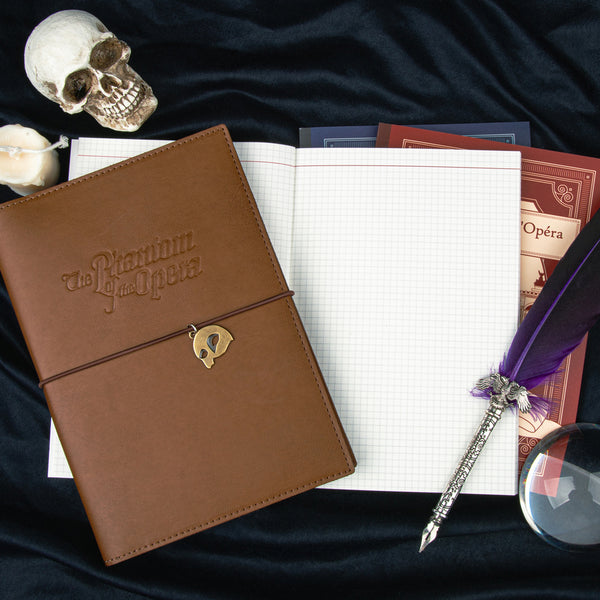 Wearingeul "The Phantom of the Opera" Nobile A5 Journal Set (Leather Cover + 2 Notebooks)