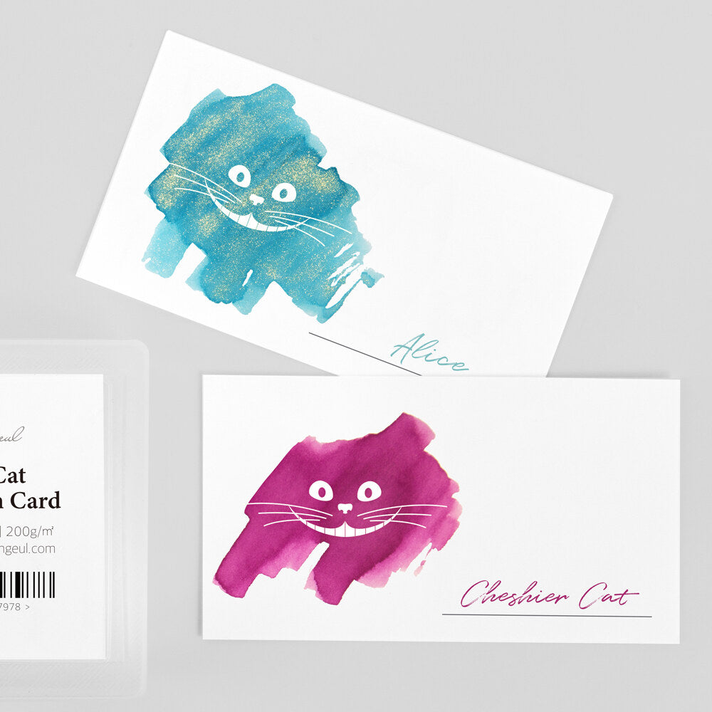 Wearingeul Smile Cat Ink Swatch Cards