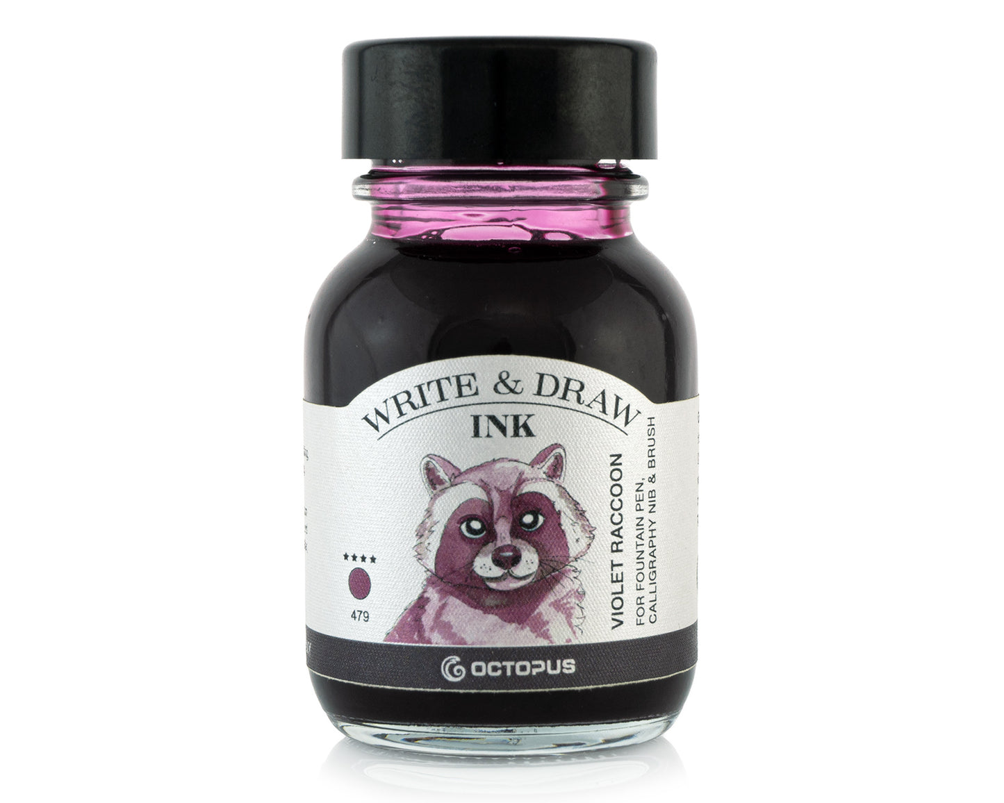 Octopus Write and Draw: Violet Raccoon