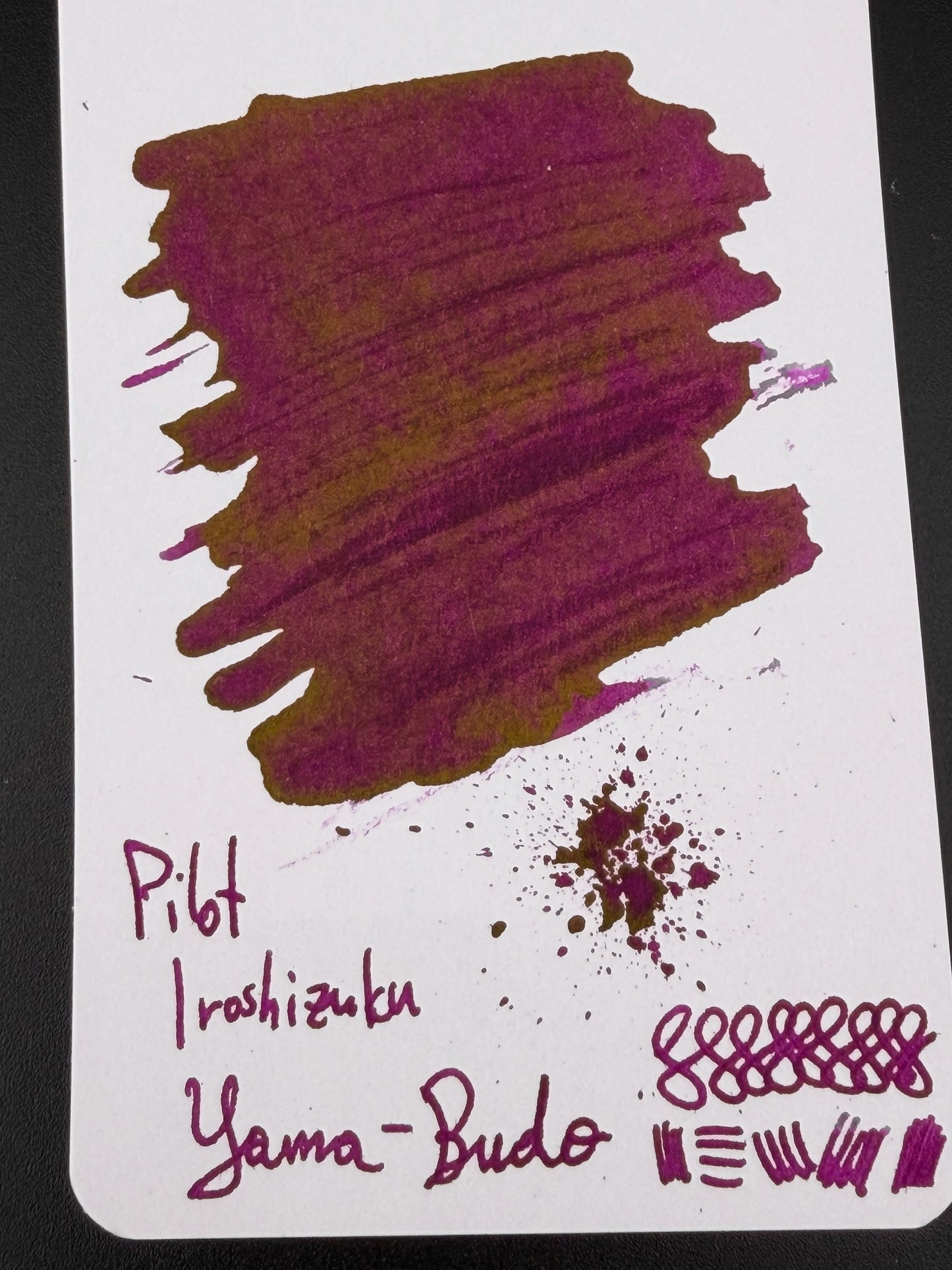 Pilot Iroshizuku Yama-budo - Wine-Purple Ink